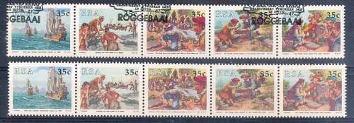 RSA -  1992  - National Stamp Day   SET  - FINE MINT and  CTO USED