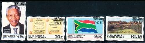 RSA -  1994  - President Nelson Mandela    SET  - FINE  CTO USED