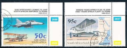 RSA -  1995  - Aviation Anniversaries  SET  - FINE   POSTALLY USED