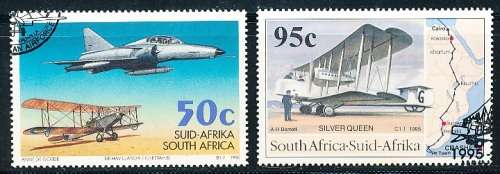 RSA -  1995  - Aviation Anniversaries  SET  - FINE   CTO  USED