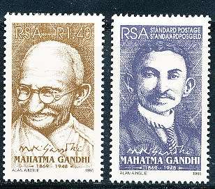 RSA -  1995  -  Mahatma Gandhi   SET  - FINE   MINT