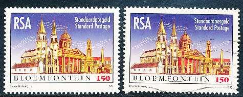RSA -  1996  -   City of Bloemfontein   SET  - FINE  MINT and  POSTALLY   USED
