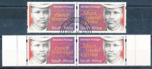 RSA -  1997  -    Nkosi Sikele`i Afrika, National Anthem -   SET  - FINE   MINT  and CTO USED