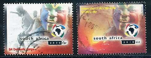 RSA -  2003  -  Football World Cup Bid  SET   -   FINE  POSTALLY USED
