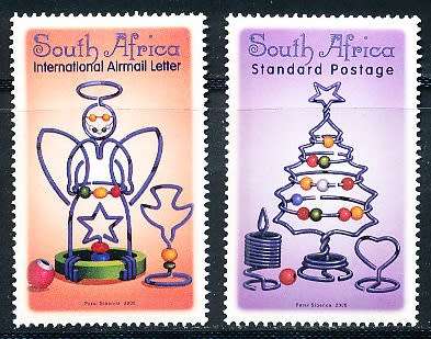 RSA  -   2005 -    Christmas - Wire and Bead Work  - FINE  MINT