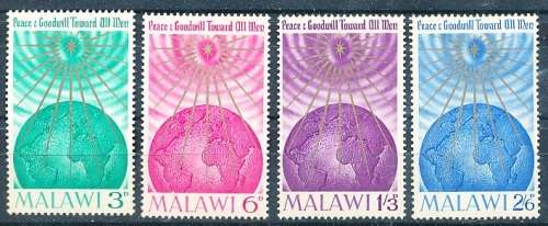 MALAWI  1964 -   Christmas -   FULL SET   -  FINE MINT