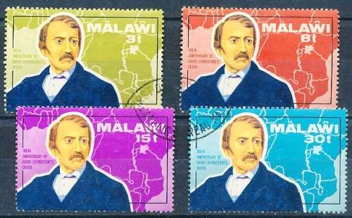 MALAWI  1973 -    David Livingstone,   FULL  SET   -   FINE USED