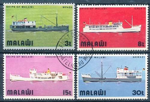 MALAWI  1975 -     Ships of Malawi   FULL  SET   -  FINE  USED