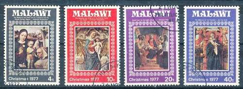 MALAWI  1977 -   Christmas  FULL SET    -  FINE   USED