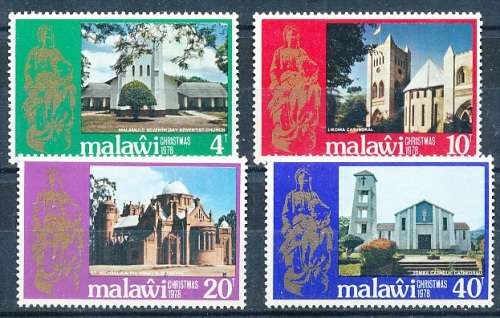 MALAWI  1978 -  Christmas     FULL SET    -  FINE  MINT