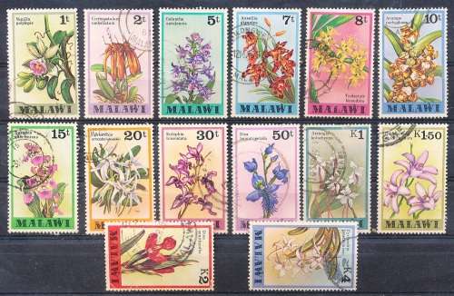 MALAWI  1979 -     Orchids    SET   -  FINE  USED