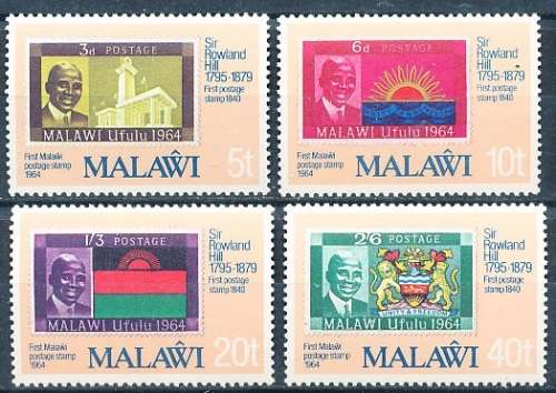 MALAWI  1979 -    Sir Rowland Hill, 1795-1879   FULL SET   -    MINT