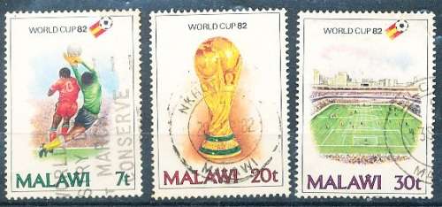 MALAWI  1982 -  Football World Cup - Spain  FULL SET   -   FINE  USED