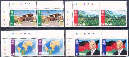 MALAWI  1983 -  Commonwealth Day  FULL SET   -   FINE  MINT PAIRS