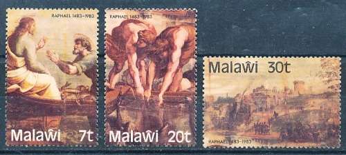 MALAWI  1983 -   Birth of Raphael  FULL SET   -    FINE  MINT
