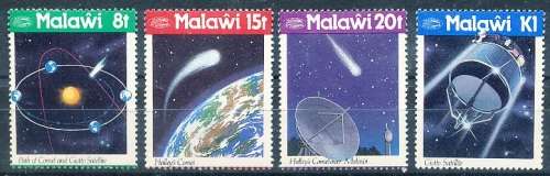 MALAWI  1986 -  Halley`s Comet   FULL SET   -  FINE   MINT