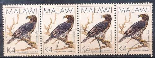 MALAWI  1988 -   Birds   4K   STRIP  -     FINE  USED