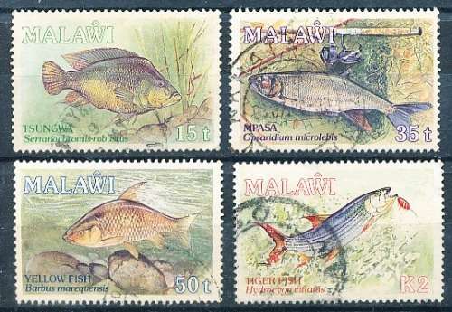 MALAWI  1989 -   Malawi Angling Society - Fish   FULL  SET   -   FINE   USED
