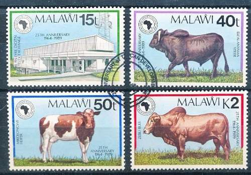 MALAWI  1989 -    African Development Bank  FULL  SET   -   FINE  CTO  USED