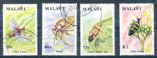 MALAWI  1991 -   Insects    FULL  SET   -   FINE    USED