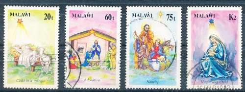 MALAWI  1991 -  Christmas    FULL  SET   -   FINE    USED