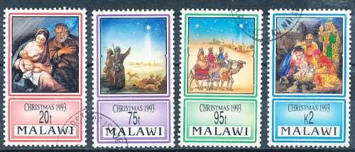 MALAWI  1993 -    Christmas  FULL  SET   -   FINE  CTO  USED