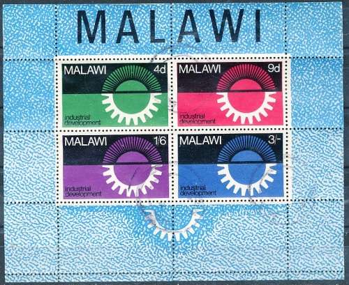 MALAWI  1967 -   Industrial Development -   MINI-SHEET   -   FINE USED