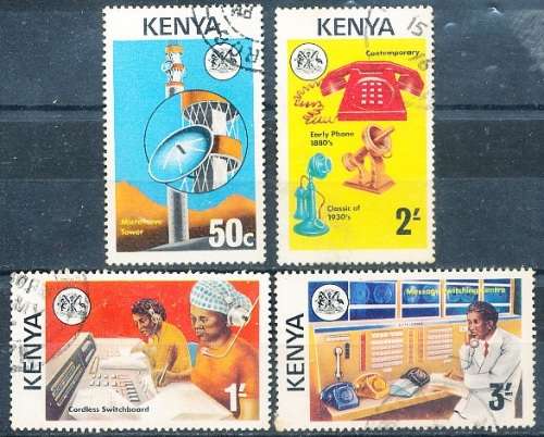 KENYA  1976 -    Development in East Africa  -   FULL SET   -  FINE  USED