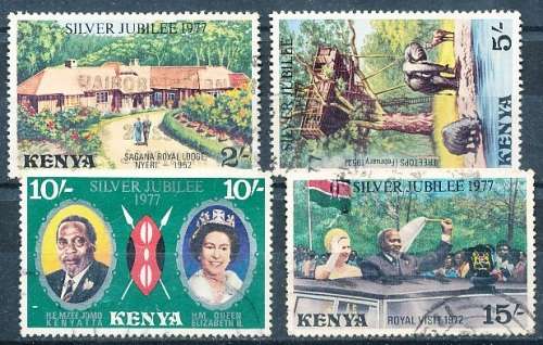 KENYA  1977 -      Regency of Queen Elizabeth II  -   FULL SET   -  FINE  USED