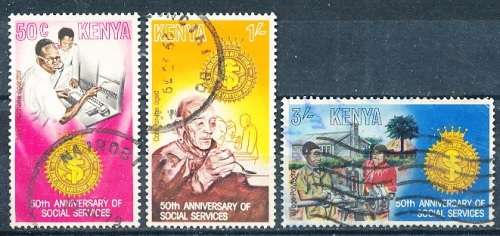KENYA  1979 -    Salvation Army Social Services  -   PART  SET   -  FINE  USED