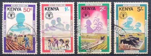 KENYA  1981 -   World Food Day -   FULL  SET   -  FINE  USED