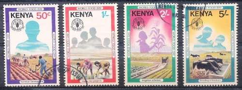 KENYA  1981 -   World Food Day -   FULL  SET   -  FINE  USED