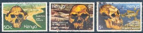 KENYA  1982 -   Origins of Mankind -   PART  SET   -  FINE  USED