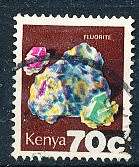 KENYA  1982 -   Minerals - Previous Stamp Surcharged  -  FINE  USED
