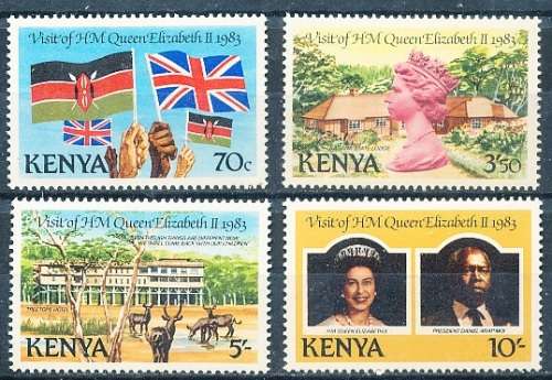 KENYA  1983 -  Royal Visit of Queen Elizabeth II-   FULL SET - MINT