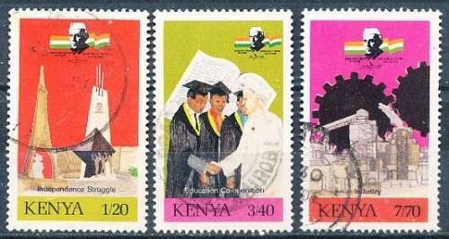 KENYA  1989 -   Jawaharlal Nehru, 1889-1964  -   PART  SET   FINE USED
