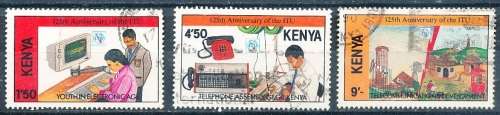 KENYA  1990 -   Anniversary of I.T.U. -   PART  SET   FINE USED