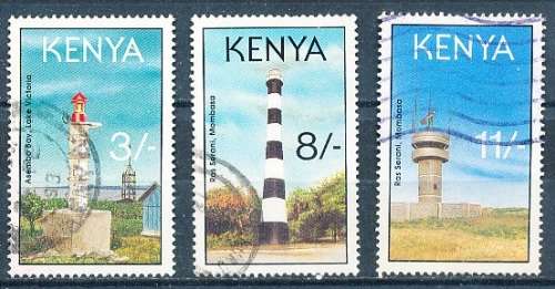 KENYA  1993 -    Lighthouses    PART  SET -    FINE  USED