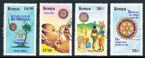 KENYA  1994 -    Rotary Club of Mombasa   PART  SET -    FINE  USED
