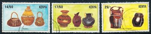 KENYA  1995 -   Kenyan Material Culture  PART  SET -    FINE  USED