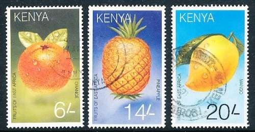 KENYA  1997 -   Fruits  PART  SET -    FINE  USED