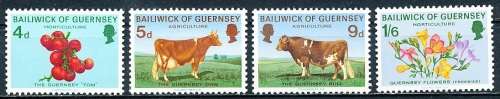 GUERNSEY   - 1970  Gardening and Agriculture  COMPLETE   SET  -   FINE MINT