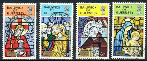 GUERNSEY   - 1973   Christmas Stamps    COMPLETE   SET  -    FINE USED