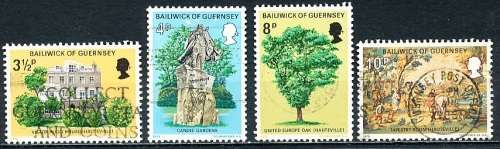 GUERNSEY   - 1975   The exile of Victor Hugo   COMPLETE   SET  -   FINE  USED