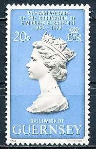 GUERNSEY   - 1978   Queen Elizabeth II  SINGLE ISSUE  -  FINE  MINT