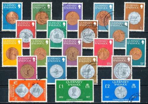 GUERNSEY   - 1979  Coins    SET  -   FINE USED