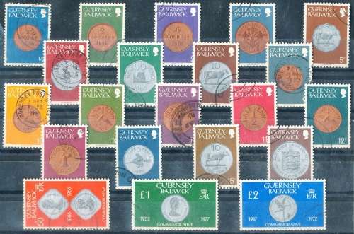 GUERNSEY   - 1979  Coins  COMPLETE   SET  -   FINE USED