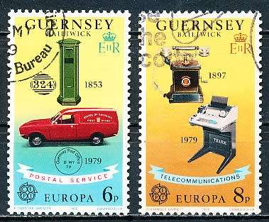 GUERNSEY   - 1979  EUROPA Stamps   COMPLETE   SET  -   FINE  USED