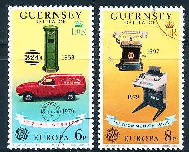 GUERNSEY   - 1979  EUROPA Stamps   COMPLETE   SET  -   CTO  USED