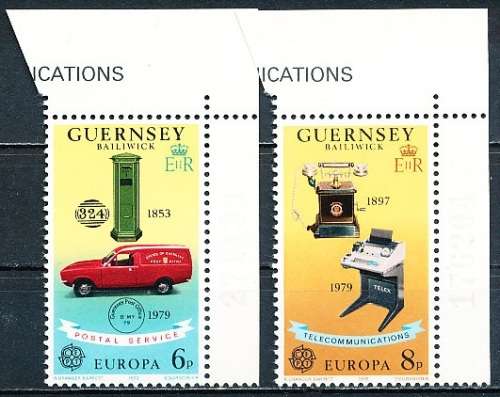 GUERNSEY   - 1979  EUROPA Stamps   COMPLETE   SET  -   FINE  MINT